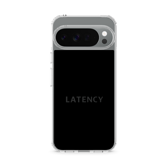 スリムプロテクションケース［ LATENCY - Logotype - Black ］