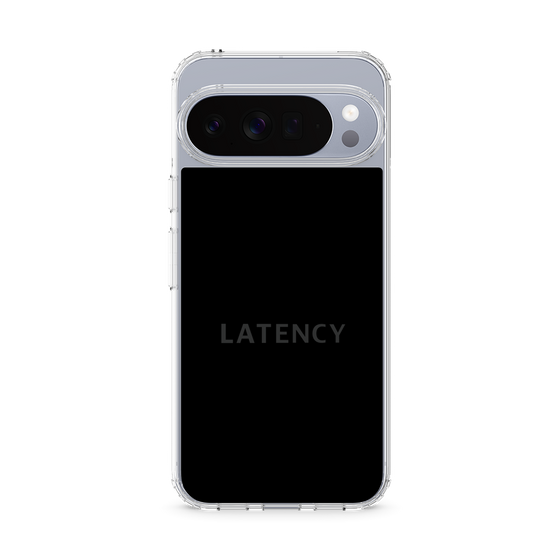 スリムプロテクションケース［ LATENCY - Logotype - Black ］