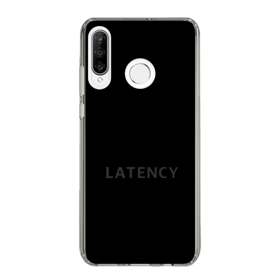 スリムプロテクションケース［ LATENCY - Logotype - Black ］