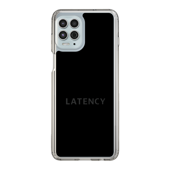 スリムプロテクションケース［ LATENCY - Logotype - Black ］