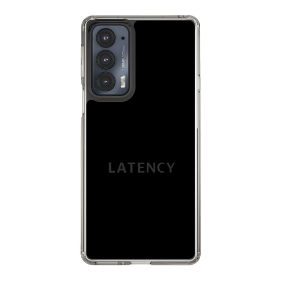 スリムプロテクションケース［ LATENCY - Logotype - Black ］