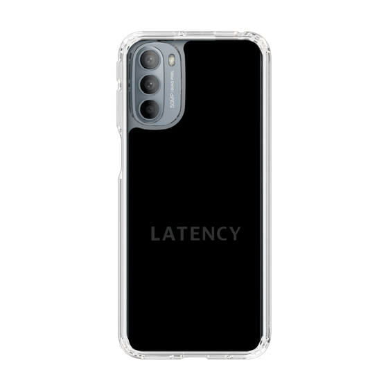 スリムプロテクションケース［ LATENCY - Logotype - Black ］