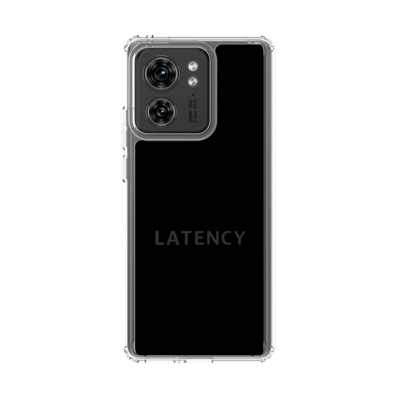 スリムプロテクションケース［ LATENCY - Logotype - Black ］