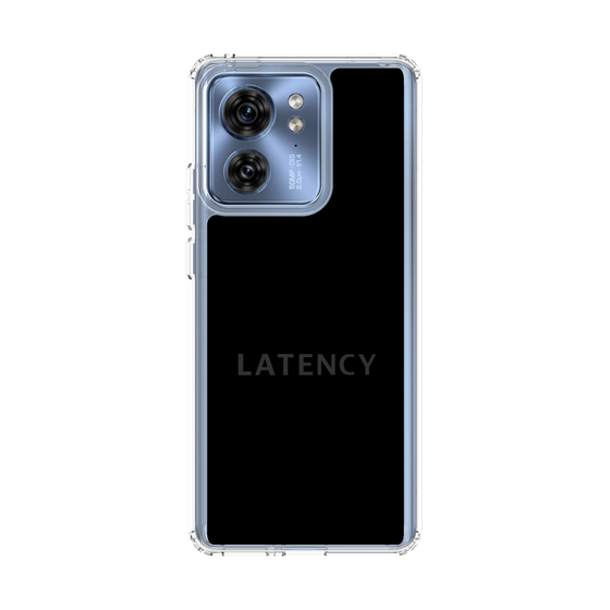 スリムプロテクションケース［ LATENCY - Logotype - Black ］