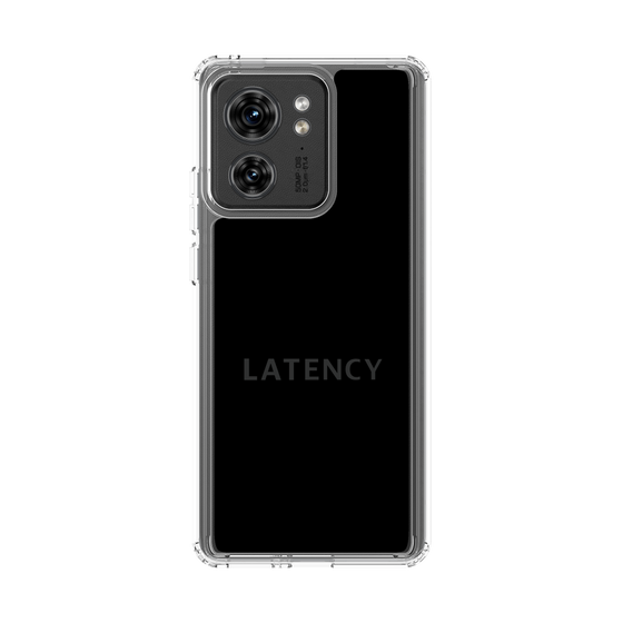 スリムプロテクションケース［ LATENCY - Logotype - Black ］