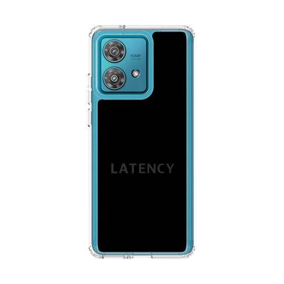 スリムプロテクションケース［ LATENCY - Logotype - Black ］
