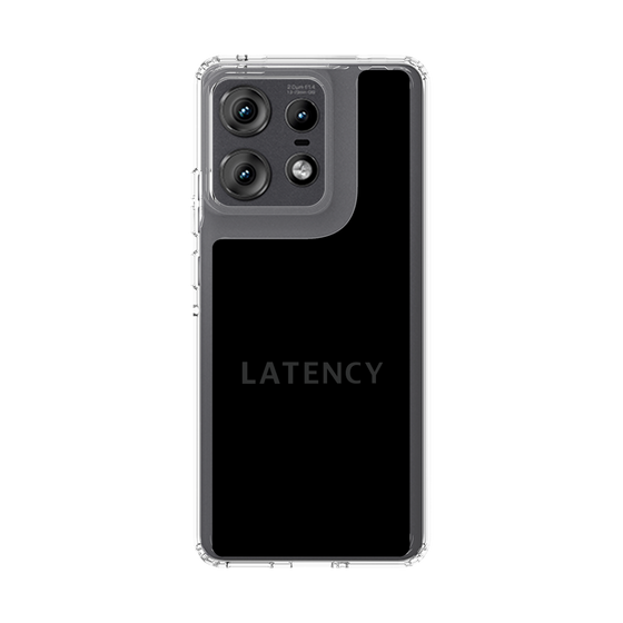 スリムプロテクションケース［ LATENCY - Logotype - Black ］