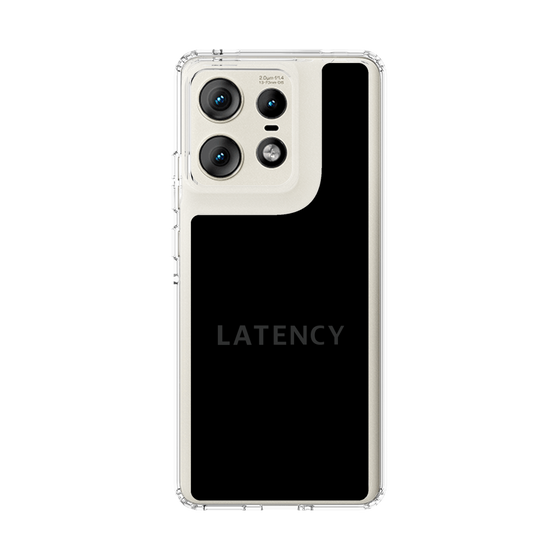 スリムプロテクションケース［ LATENCY - Logotype - Black ］