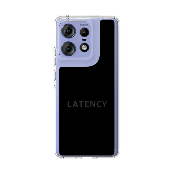 スリムプロテクションケース［ LATENCY - Logotype - Black ］