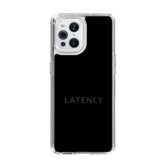 スリムプロテクションケース［ LATENCY - Logotype - Black ］