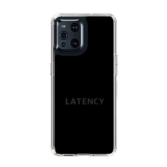 スリムプロテクションケース［ LATENCY - Logotype - Black ］