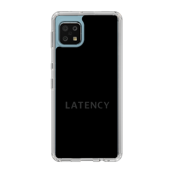スリムプロテクションケース［ LATENCY - Logotype - Black ］