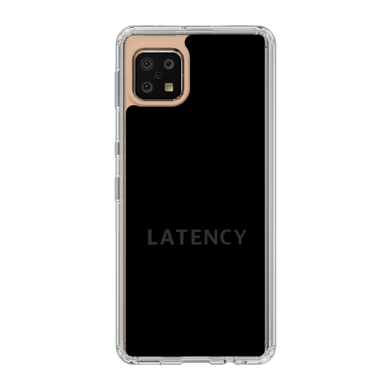 スリムプロテクションケース［ LATENCY - Logotype - Black ］