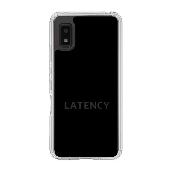スリムプロテクションケース［ LATENCY - Logotype - Black ］