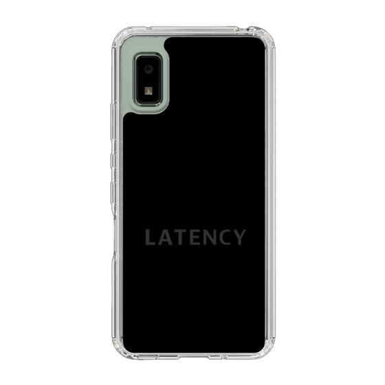 スリムプロテクションケース［ LATENCY - Logotype - Black ］