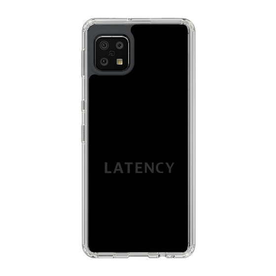スリムプロテクションケース［ LATENCY - Logotype - Black ］