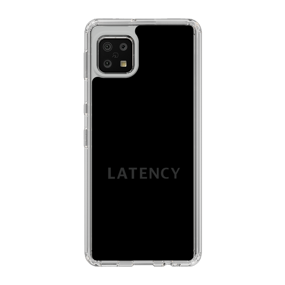 スリムプロテクションケース［ LATENCY - Logotype - Black ］