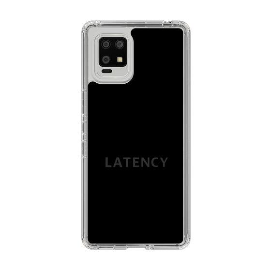 スリムプロテクションケース［ LATENCY - Logotype - Black ］