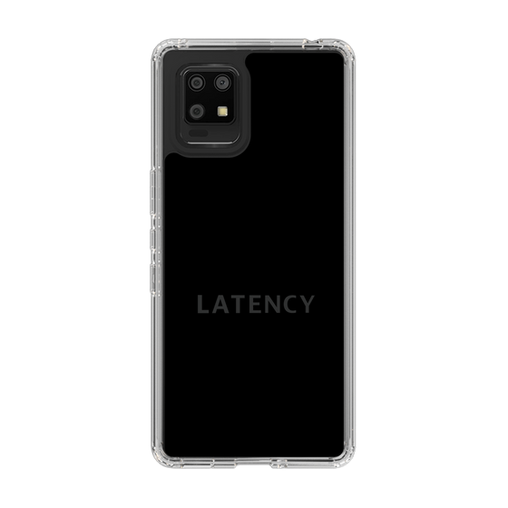 スリムプロテクションケース［ LATENCY - Logotype - Black ］