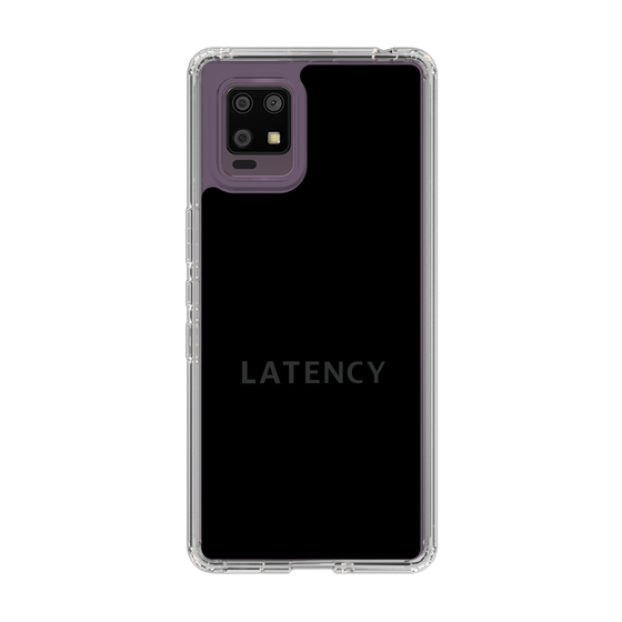 スリムプロテクションケース［ LATENCY - Logotype - Black ］