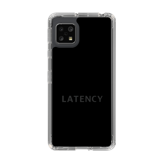 スリムプロテクションケース［ LATENCY - Logotype - Black ］