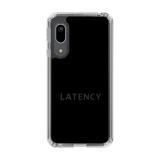スリムプロテクションケース［ LATENCY - Logotype - Black ］