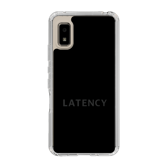 スリムプロテクションケース［ LATENCY - Logotype - Black ］