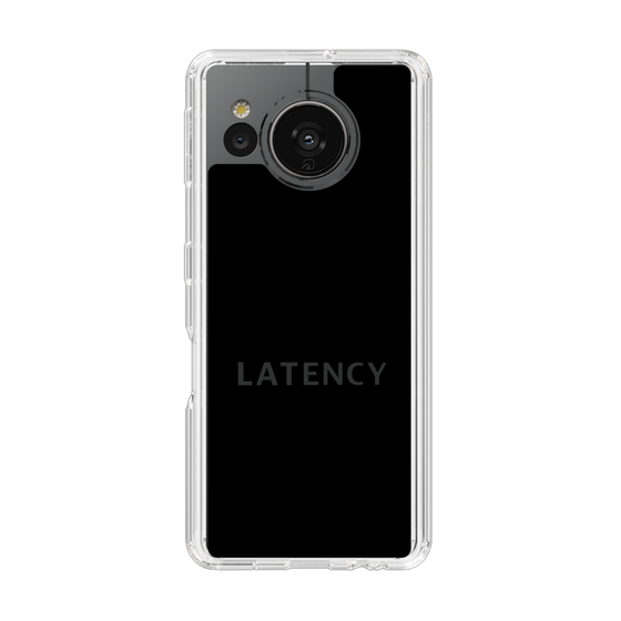 スリムプロテクションケース［ LATENCY - Logotype - Black ］