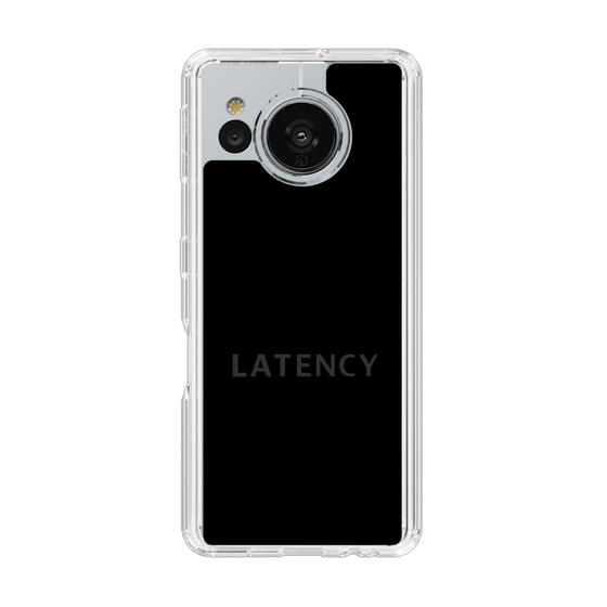 スリムプロテクションケース［ LATENCY - Logotype - Black ］