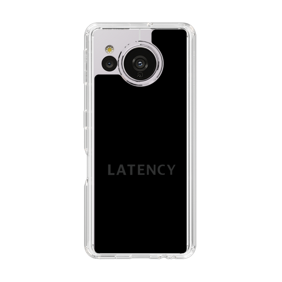 スリムプロテクションケース［ LATENCY - Logotype - Black ］