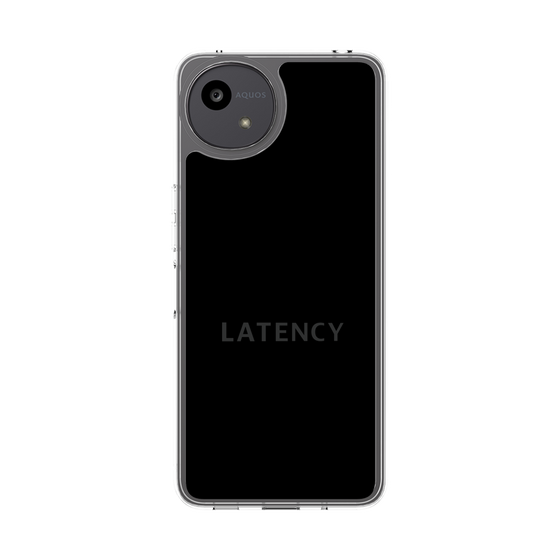 スリムプロテクションケース［ LATENCY - Logotype - Black ］