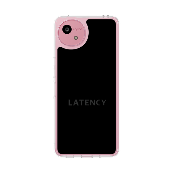 スリムプロテクションケース［ LATENCY - Logotype - Black ］