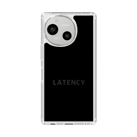 スリムプロテクションケース［ LATENCY - Logotype - Black ］
