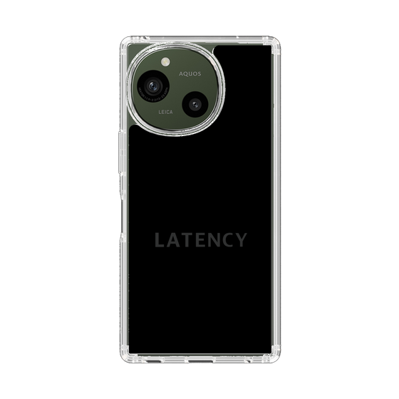 スリムプロテクションケース［ LATENCY - Logotype - Black ］