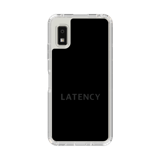 スリムプロテクションケース［ LATENCY - Logotype - Black ］