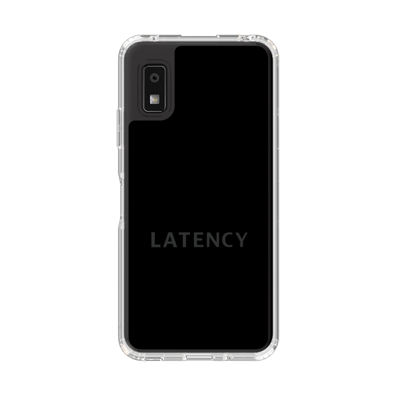 スリムプロテクションケース［ LATENCY - Logotype - Black ］