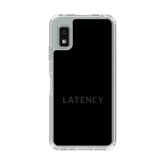 スリムプロテクションケース［ LATENCY - Logotype - Black ］