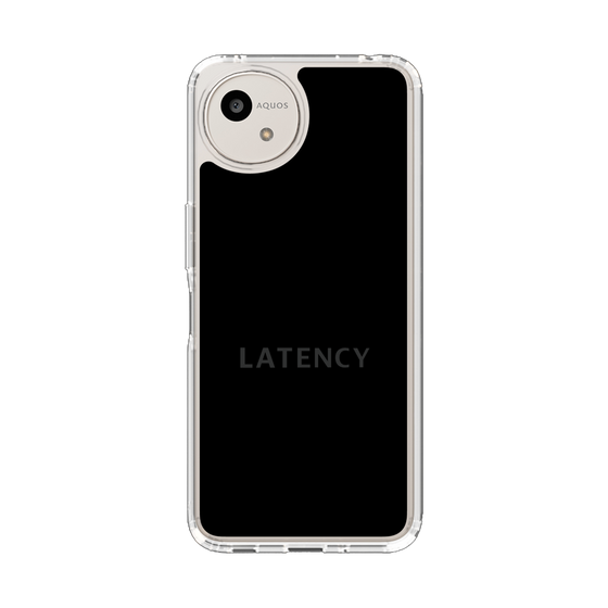 スリムプロテクションケース［ LATENCY - Logotype - Black ］