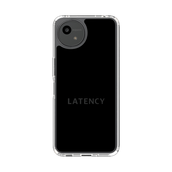 スリムプロテクションケース［ LATENCY - Logotype - Black ］