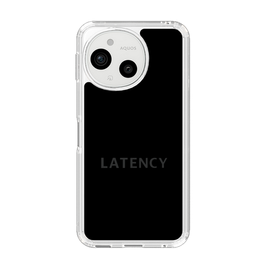 スリムプロテクションケース［ LATENCY - Logotype - Black ］