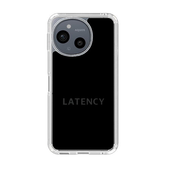 スリムプロテクションケース［ LATENCY - Logotype - Black ］