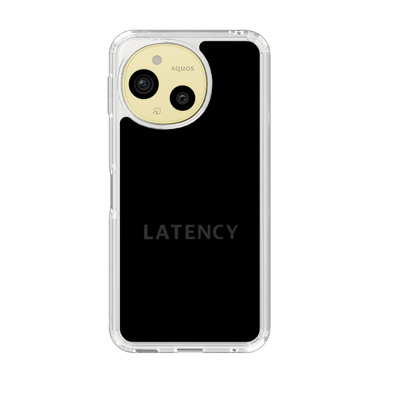 スリムプロテクションケース［ LATENCY - Logotype - Black ］