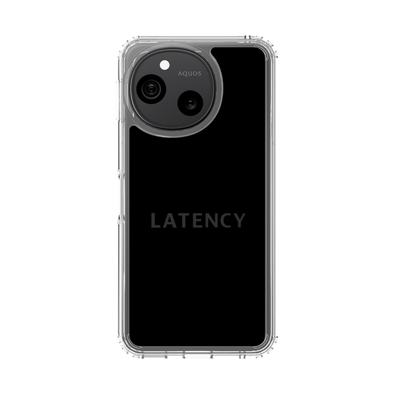スリムプロテクションケース［ LATENCY - Logotype - Black ］