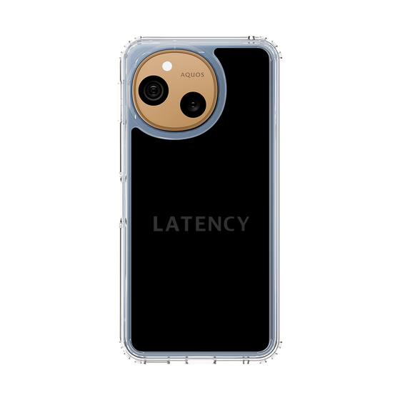 スリムプロテクションケース［ LATENCY - Logotype - Black ］