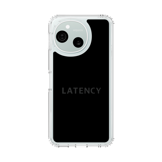 スリムプロテクションケース［ LATENCY - Logotype - Black ］