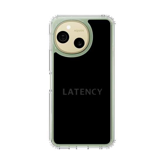 スリムプロテクションケース［ LATENCY - Logotype - Black ］