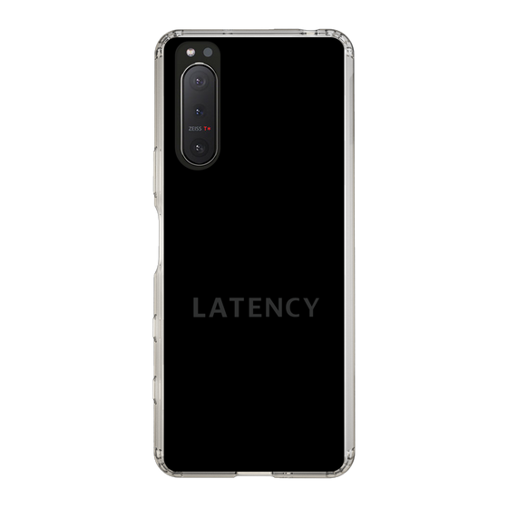 スリムプロテクションケース［ LATENCY - Logotype - Black ］