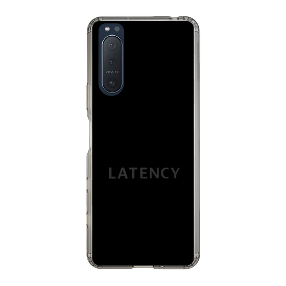 スリムプロテクションケース［ LATENCY - Logotype - Black ］