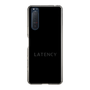 スリムプロテクションケース［ LATENCY - Logotype - Black ］