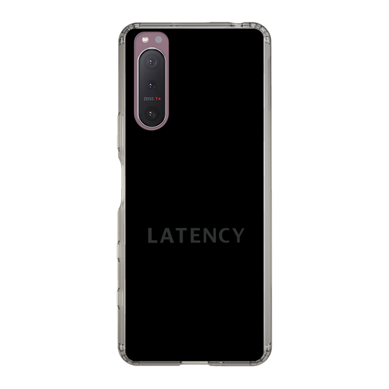 スリムプロテクションケース［ LATENCY - Logotype - Black ］